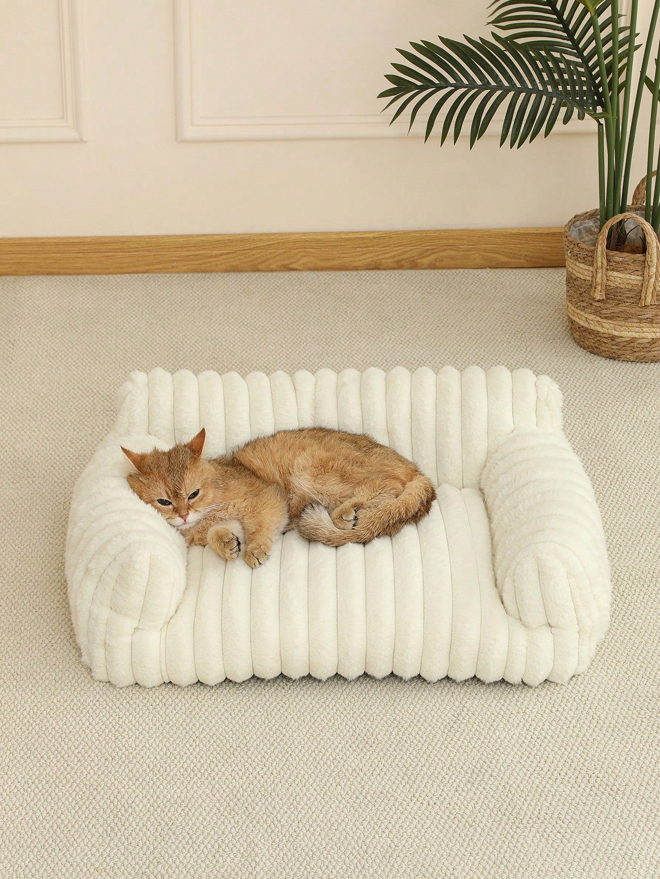 猫用ソファネスト 柔らかい猫ハウス 通気性良好 小型 / 中型 / 大型猫対応 オールシーズン使用可能