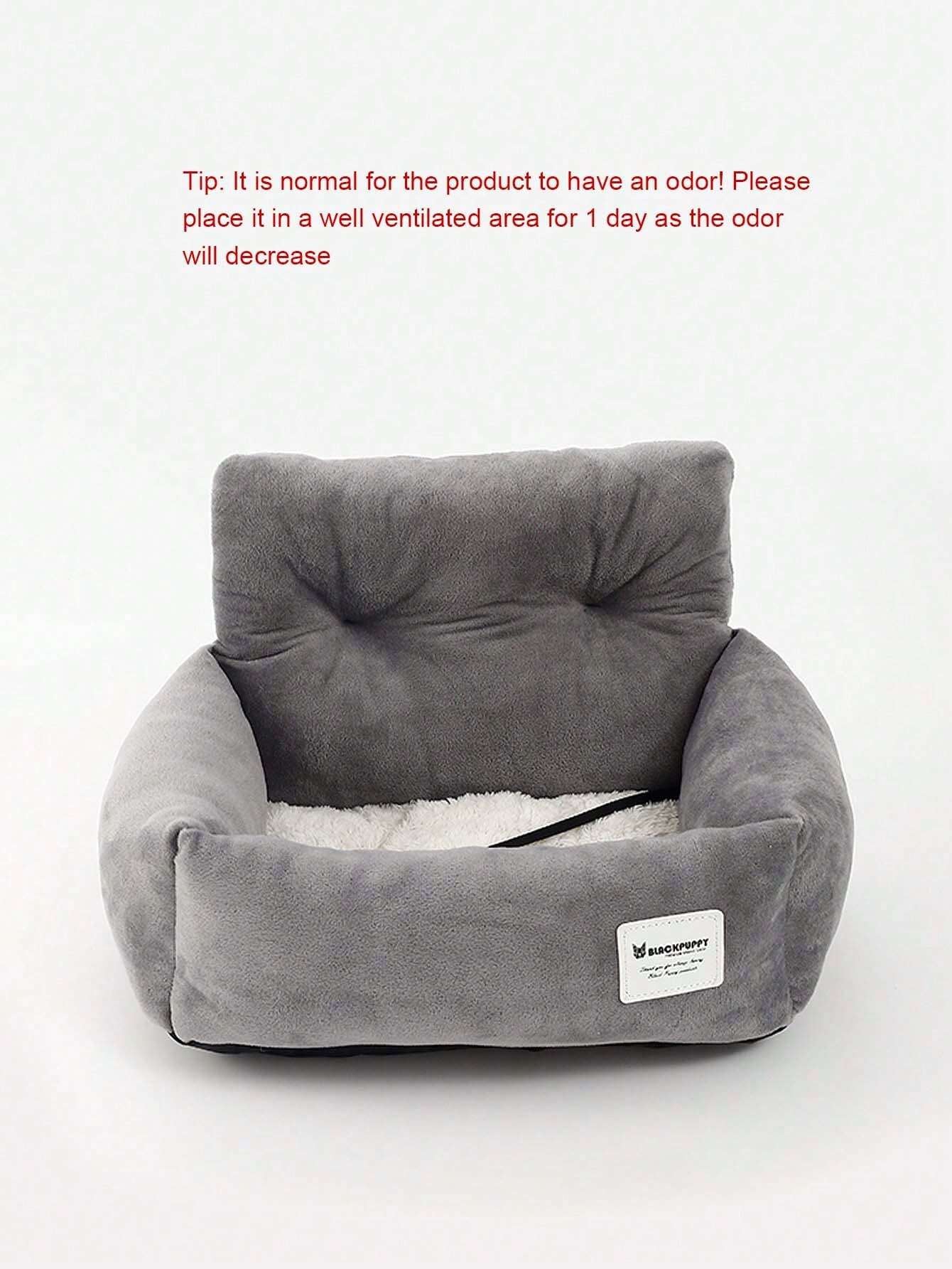 オールシーズン対応 ペットトラベルキャリア 持ち運び簡単 ぬいぐるみカーシート付き 小型～中型犬 / 子犬・子猫お出かけ用キャリーバッグ