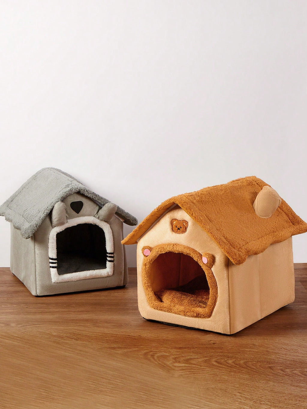 閉じ込め式 四季用 猫犬ベッド 冬暖かい ペット避難小屋