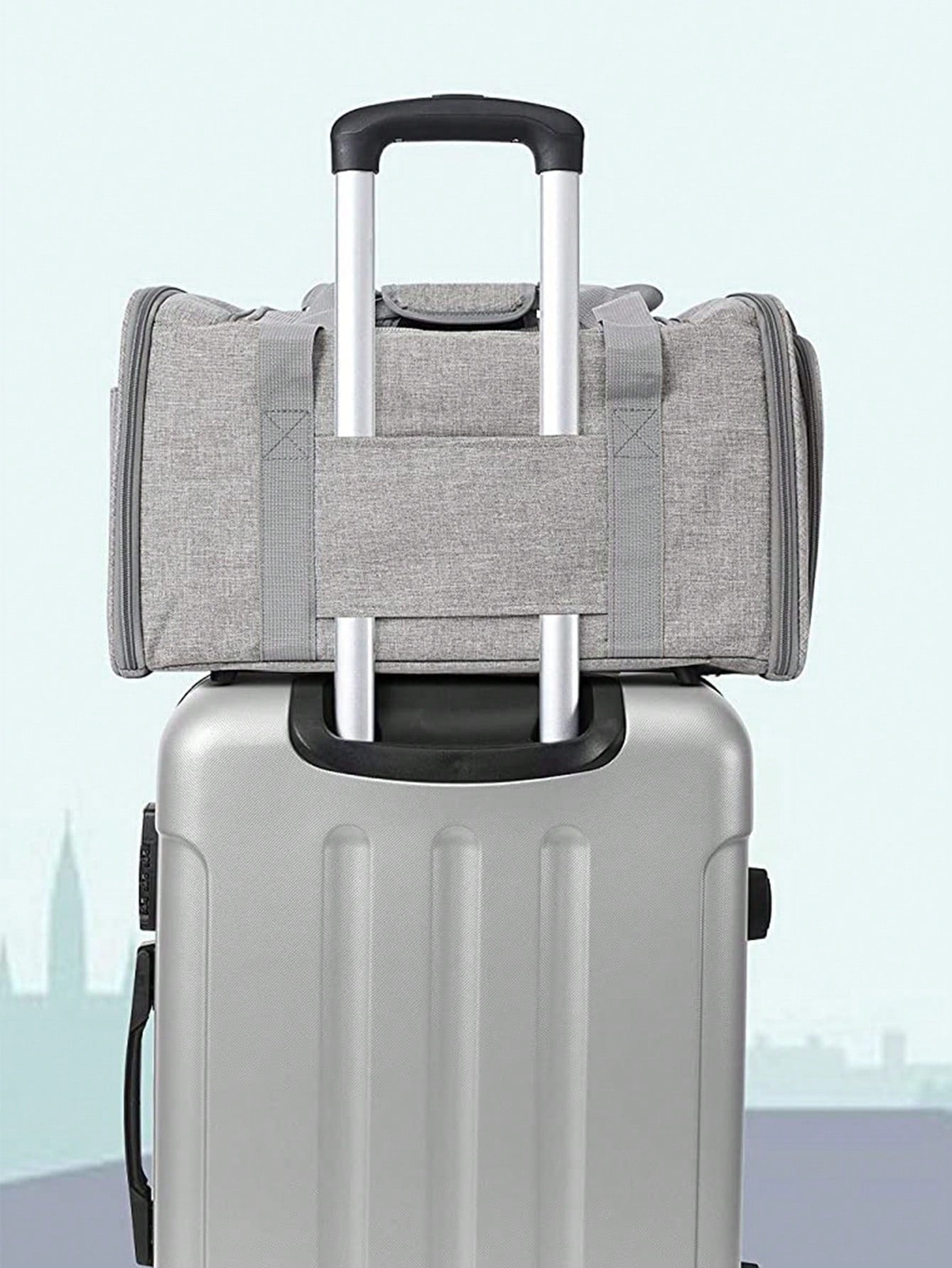 1個 通気性ペットキャリーバッグ 犬用 アウトドア 犬の外出 犬用品 子犬用 猫キャリー 犬キャリー 犬バッグ