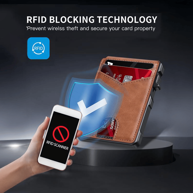 The Ultimate Smart Pop-Up Wallet: Slim, Secure, & RFID Protected